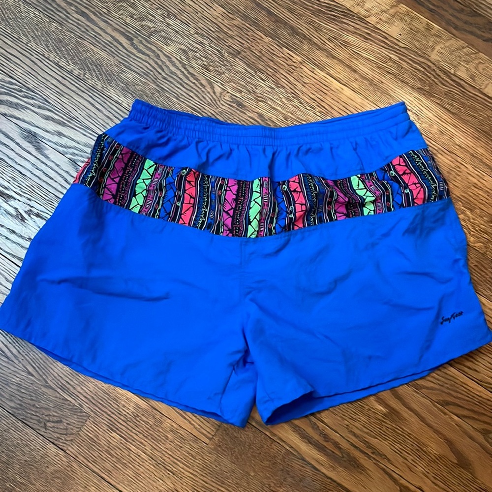 Retro Surf Gear Swim Trunks - XL
